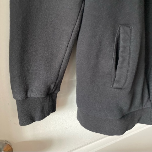 BlankNYC Sherpa Wrap Asymmetrical Zip Sweatshirt Size S - Picture 8 of 12